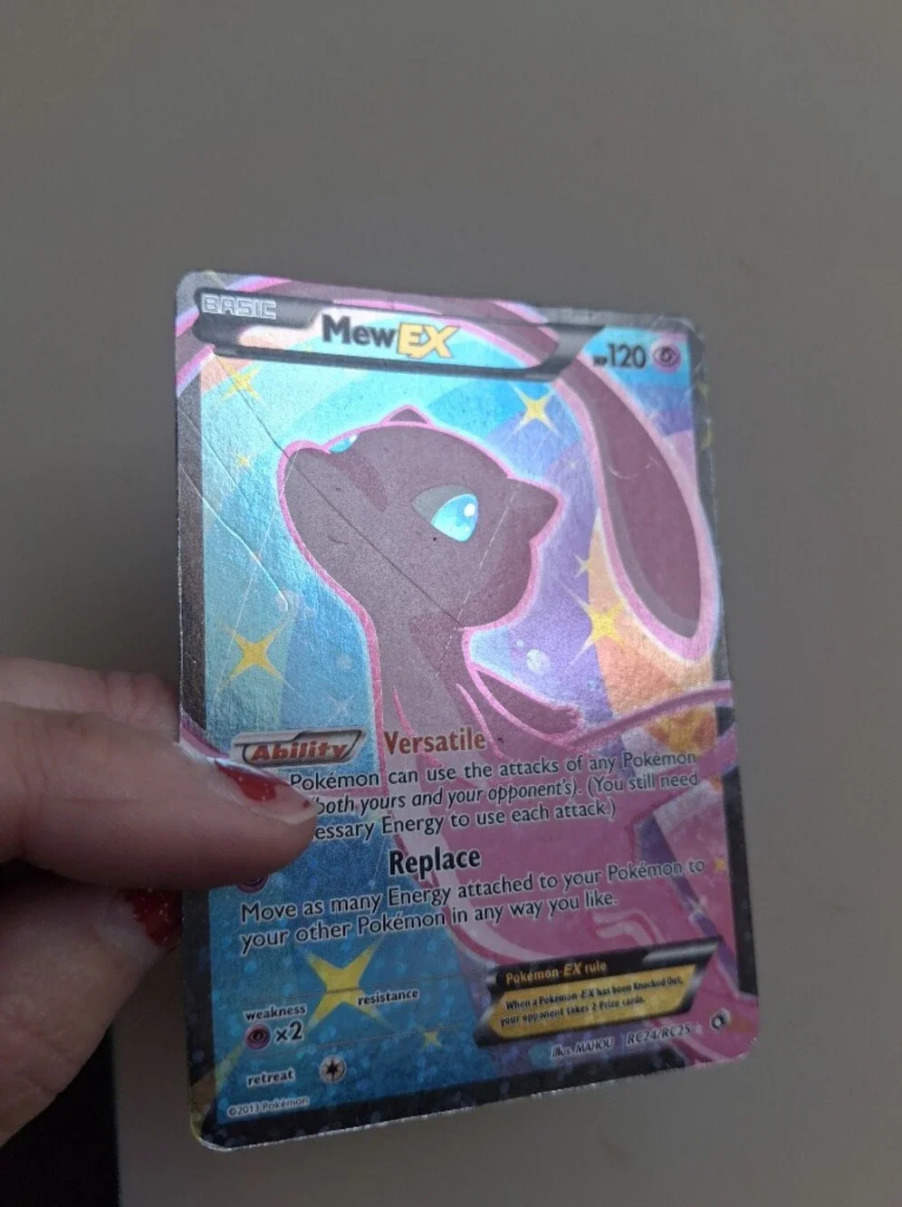 Mew EX (Full Art) RC24/RC25 Legendary Treasures: Radiant Collection Holo